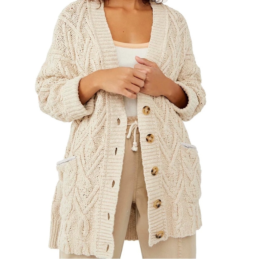 Free People oversized cardigan